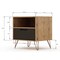 Manhattan Comfort Rockefeller Nightstand 1.0 in Nature and Textured Grey, PK2 2-101GMC7 - alternate 9